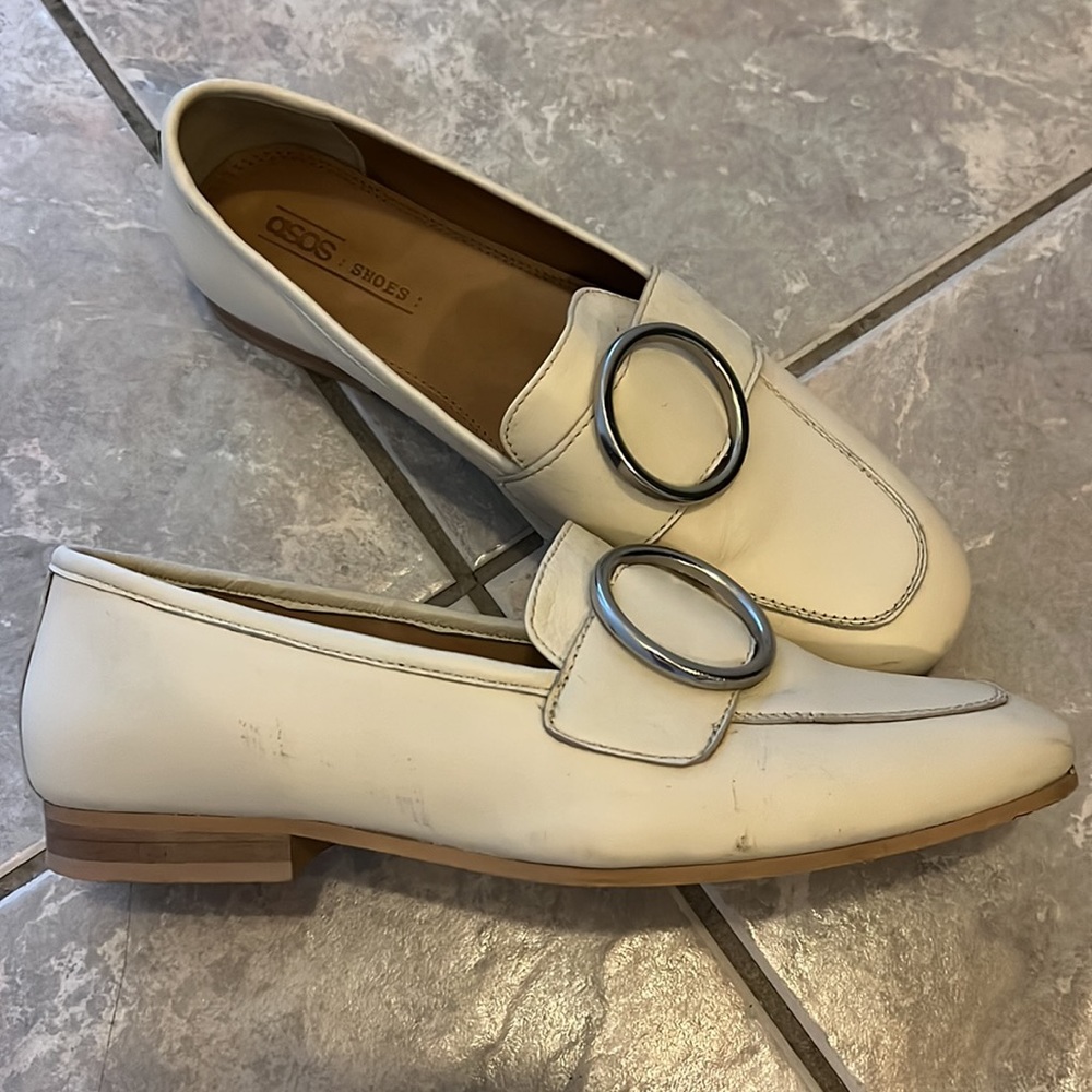 ASOS Cream Loafers